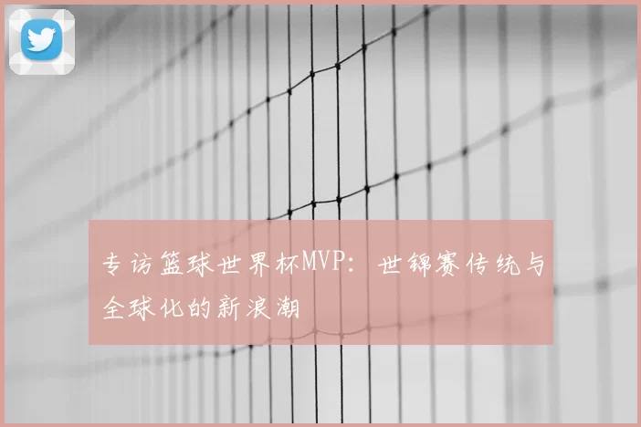 专访篮球世界杯MVP:世锦赛传统与全球化的新浪潮